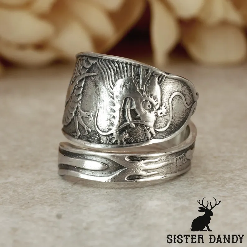 Sister Dandy
925 Sterling Silver Chinese Dragon Ring